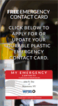 Mobile Screenshot of freeemergencycontactcard.com